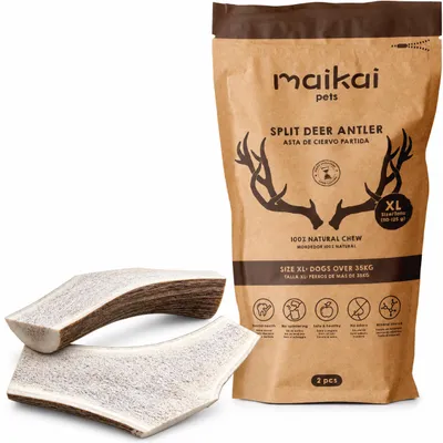 MAIKAI Bois de Cerf Tranché pour Chien 100% naturel - Os à Mâcher MAIKAI Bois de Cerf Tranché pour Chien 100% naturel - Os à Mâcher