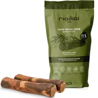 MAIKAI Bois Olivier Chien 100% Naturel - Bâton Mastication Chien