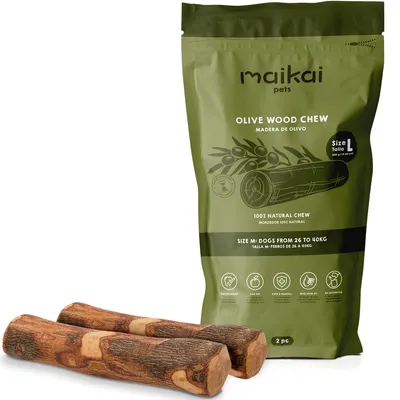 MAIKAI Bois Olivier Chien 100% Naturel - Bâton Mastication Chien MAIKAI Bois Olivier Chien 100% Naturel - Bâton Mastication Chien