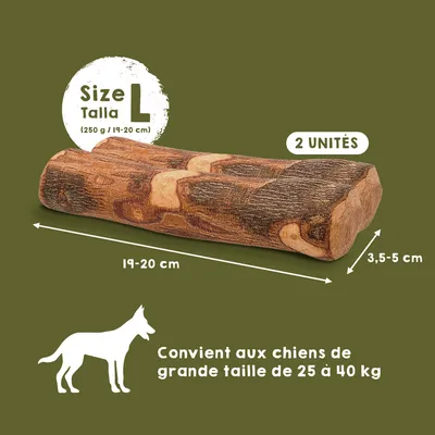 MAIKAI Bois Olivier Chien 100% Naturel - Bâton Mastication Chien