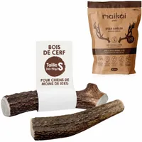 Bois de Cerf pour Chien 100% Naturel - Os à Mâcher - Jouet Résistant