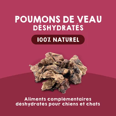 MAIKAI Lot 3 Poumons de Boeuf séché - Friandises Naturelles