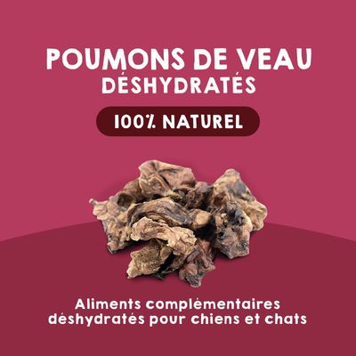 MAIKAI Lot 3 Poumons de Boeuf séché - Friandises Naturelles