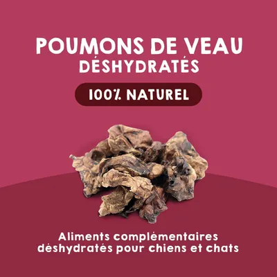MAIKAI Lot 3 Poumons de Boeuf séché - Friandises Naturelles