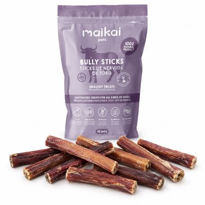 MAIKAI Nerfs de Bœuf Séché pour Chien - Friandises à Mâcher 100% Naturels