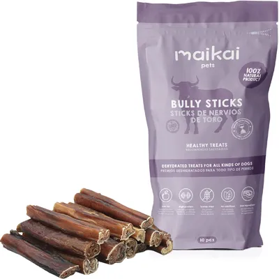 MAIKAI Nerfs de Bœuf Séché pour Chien - Friandises à Mâcher 100% Naturels