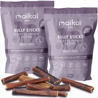 MAIKAI Nerfs de Bœuf Séché pour Chien  (Lot 2x4 units) - 100% Naturels