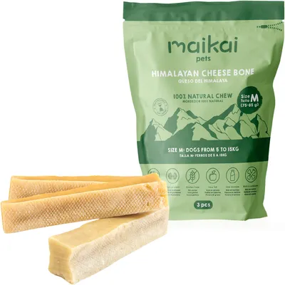 MAIKAI Bâtonnets a Macher au Fromage pour Chien de l´Himalaya