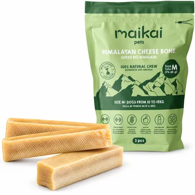 MAIKAI Bâtonnets a Macher au Fromage pour Chien de l´Himalaya