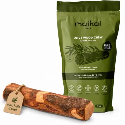 MAIKAI Bois Olivier Chien 100% Naturel - Bâton Mastication Chien MAIKAI Bois Olivier Chien 100% Naturel - Bâton Mastication Chien