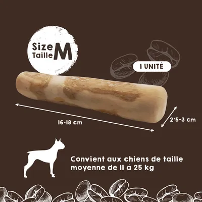 MAIKAI Bâton à Mâcher en Bois de Café - Jouet Naturel pour Chien