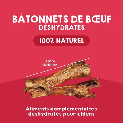 MAIKAI Tendons de Boeuf pour Chiens - Friandise Naturel MAIKAI Tendons de Boeuf pour Chiens - Friandise Naturel
