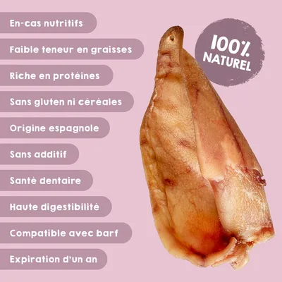 MAIKAI Oreilles de Porc pour Chien - Friandises à Mâcher 100% Naturels