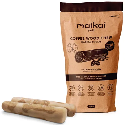 MAIKAI Bâton à Mâcher en Bois de Café - Jouet Naturel pour Chien MAIKAI Bâton à Mâcher en Bois de Café - Jouet Naturel pour Chien