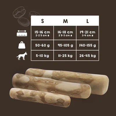 MAIKAI Bâton à Mâcher en Bois de Café - Jouet Naturel pour Chien