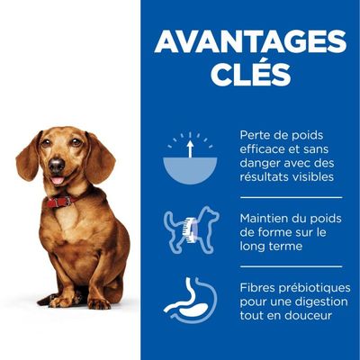 HILL'S - SCIENCE PLAN ADULT PERFECT WEIGHT SMALL & MINI DOG CROKETTES - HI