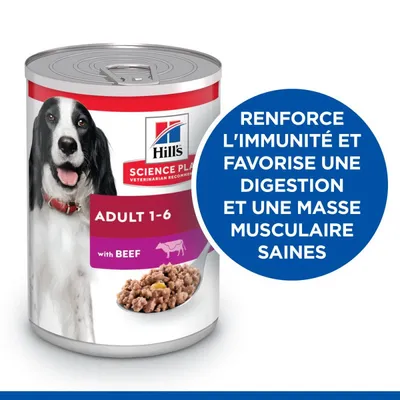 HILL'S -  CHIEN SCIENCE PLAN ADULTE BOEUF (boite)