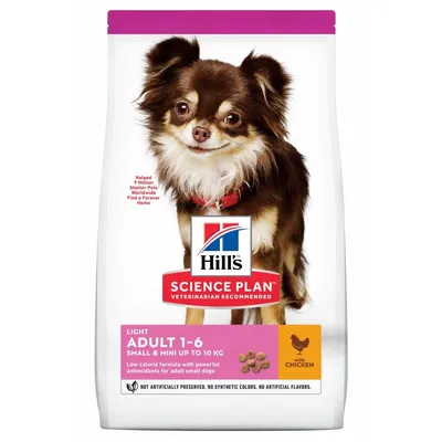 HILL'S - CHIEN SCIENCE PLAN ADULTE LIGHT SMALL MINI POULET HILL'S - CHIEN SCIENCE PLAN ADULTE LIGHT SMALL MINI POULET