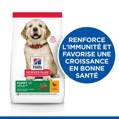 Hill's Croquettes pour chien Science Plan Puppy Large Poulet