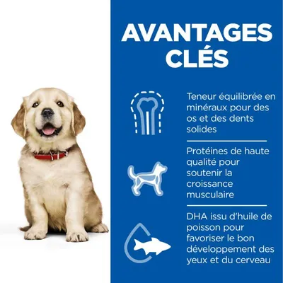 Hill's Croquettes pour chien Science Plan Puppy Large Poulet
