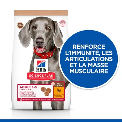 HILL'S -   CHIEN SCIENCE PLAN ADULTE LARGE POULET SANS CEREALES