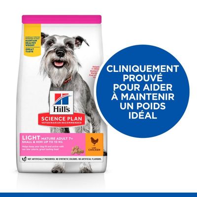 HILL'S - DOG DOG SCIENCE PLAN ERWACHSENE AB 7 JAHREN MINI LIGHT - HILL'S