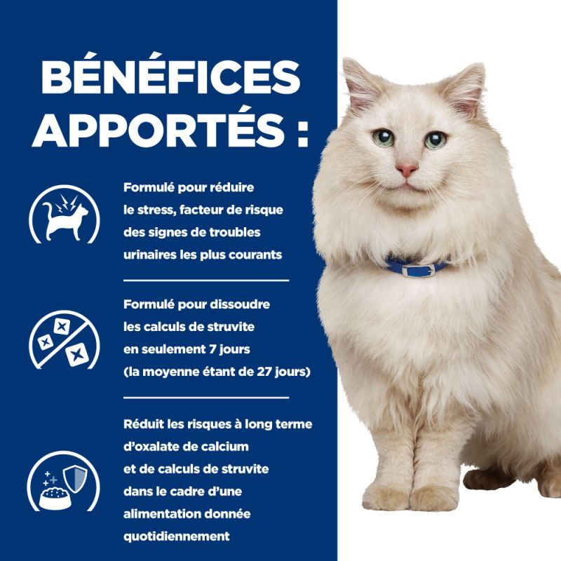 HILL'S -   CHAT ADULT PRESCRIPTION DIETS C/D URINARY STRESS POULET