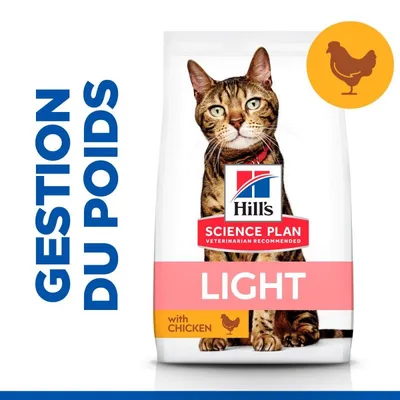 HILL'S -   CHAT SCIENCE PLAN ADULT LIGHT POULET