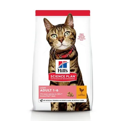 Hill's Croquettes pour chat Science Plan Adult Light Poulet
