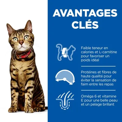 HILL'S -   CHAT SCIENCE PLAN ADULT LIGHT POULET