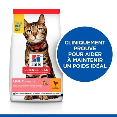 HILL'S -   CHAT SCIENCE PLAN ADULT LIGHT POULET