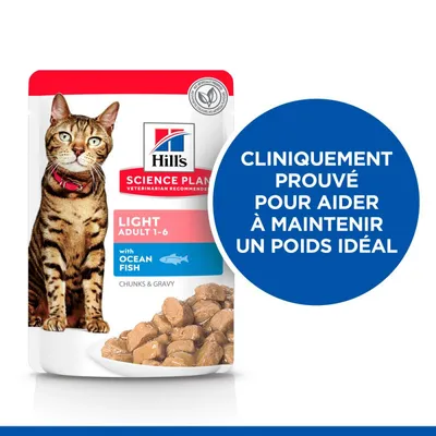 Hill's Katzennassfutter Science Plan Adult Light Mixte