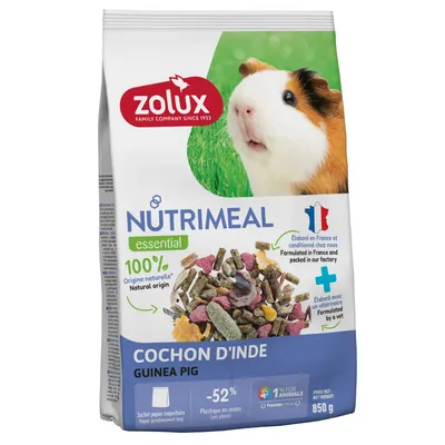 zolux - Aliment mélange composé pour cochon d'Inde Nutrimeal sachet de 850