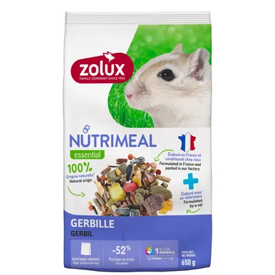 zolux - Aliment composé pour gerbille Nutrimeal sachet de 650 g