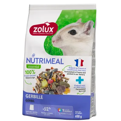 zolux - Aliment composé pour gerbille Nutrimeal sachet de 650 g