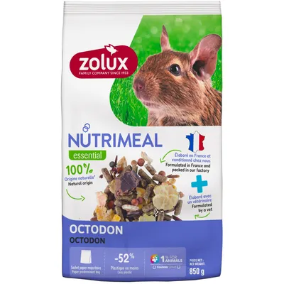 zolux - Aliment composé pour Octodon Nutrimeal sachet de 850 g