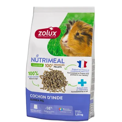 Aliment Granulés pour cochon d'Inde Nutrimeal sac de 2.55 kg
