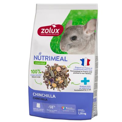 Aliment composé pour Chinchilla Nutrimeal sac de 2.55 kg