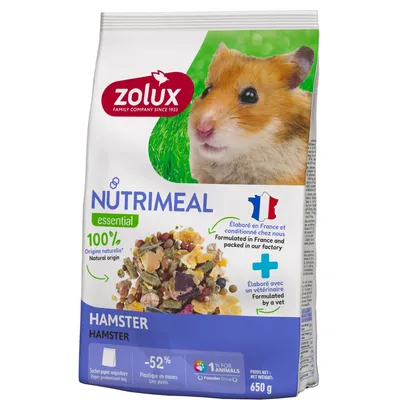 zolux - Aliment Mélange pour Hamster Nutrimeal sachet de 650 g zolux - Aliment Mélange pour Hamster Nutrimeal sachet de 650 g