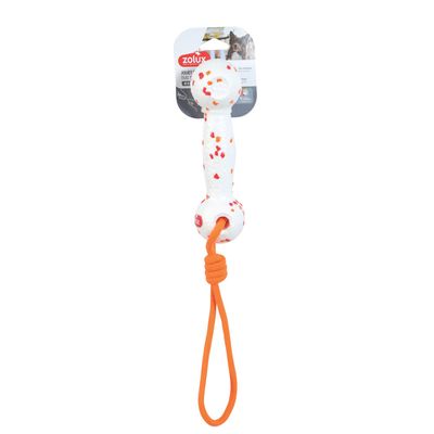 Haltère et corde flottant 38 cm en ETPU, Jouet pour chien