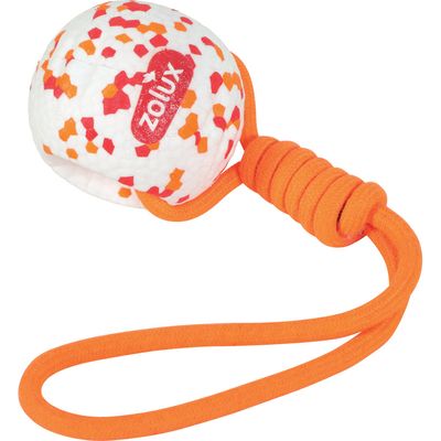 Balle et corde flottant 34 cm en ETPU, Jouet pour chien