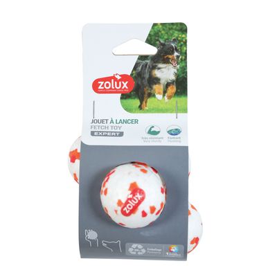 Balle faux rebonds flottante 10 cm en ETPU, Jouet pour chien
