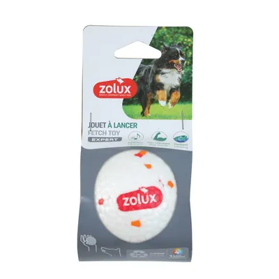zolux - Balle sonore et flottante 7.5 cm en ETPU, Jouet pour chien