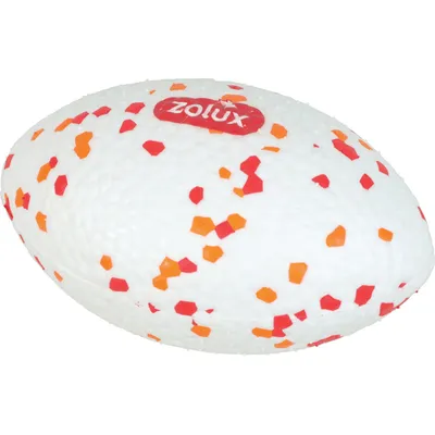 zolux - Ballon Rugby flottant 14 cm en ETPU, Jouet pour chien