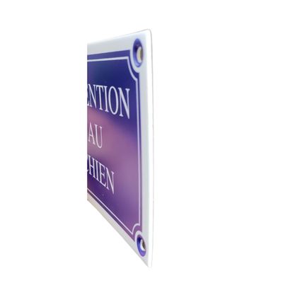 Plaque "Attention au chien",14 x 10 cm, pour chien