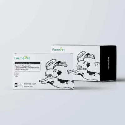 Farmapet - Test   2 en 1 détection maladie digestives du chien