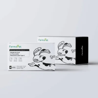 Farmapet - Test   3 en 1 détection maladie respiratoires du chien