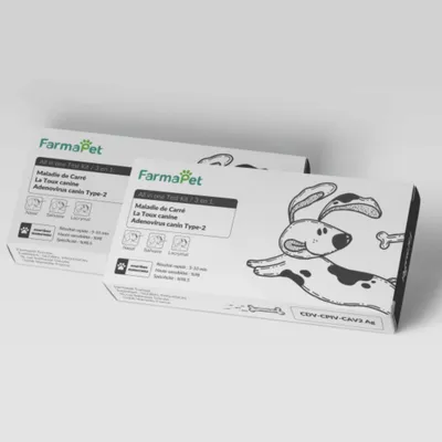 Farmapet - Test 3 en 1 détection maladie respiratoires du chien Farmapet - Test 3 en 1 détection maladie respiratoires du chien