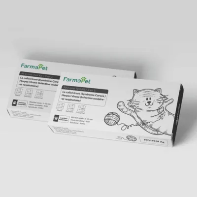Farmapet - Test   2 en 1 détection maladie respiratoires du chat