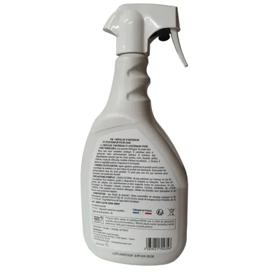 Répulsif d'Intérieur et d'extérieur spray de 750 ml + 250 ml,  Pour Chats
